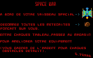 Spacewar atari screenshot